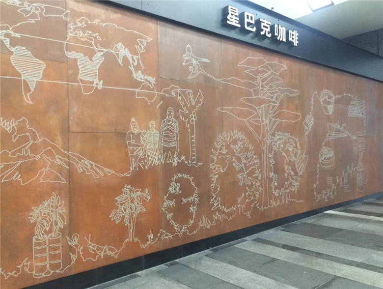 阜宁耐候钢幕墙